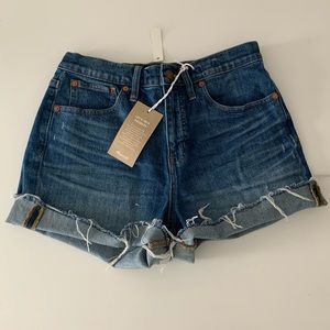 Madewell High-rise Denim Shorts in Glenoaks Wash